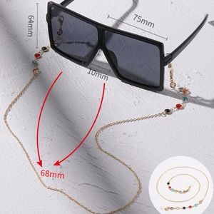 Black Shades with Fashion Chain